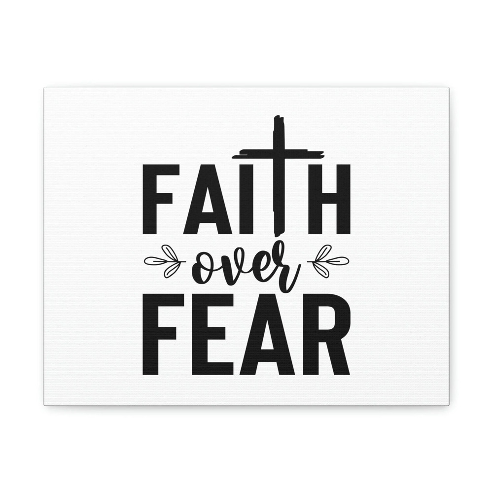 Scripture Walls Faith Over Fear Mark 4:40 Cross Christian Wall Art Bible Verse